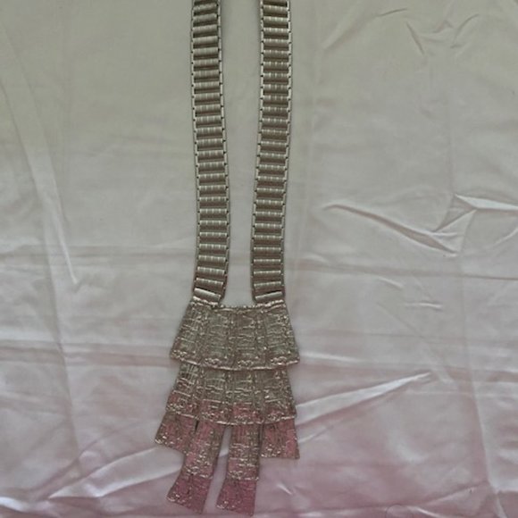 Jewelry - Mid chest Cleopatra Style Silver Necklace